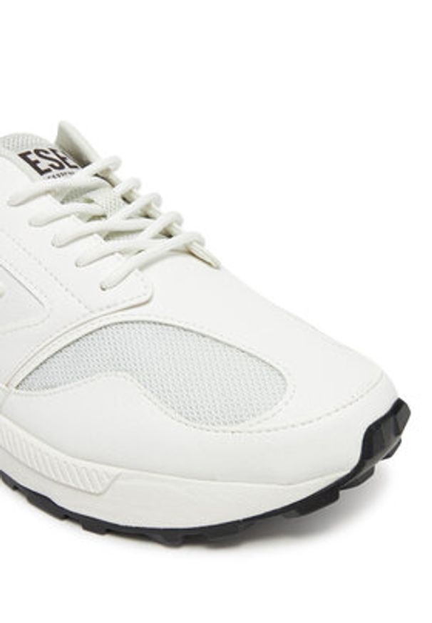 Diesel Sneakersy Tame-D Y03607P8109 Biały. Kolor: biały. Materiał: skóra