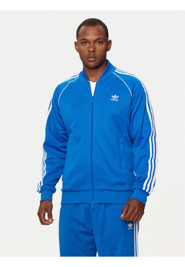 Adidas - adidas Bluza adicolor Classics SST IL2493 Niebieski Slim Fit. Kolor: niebieski. Materiał: bawełna, syntetyk