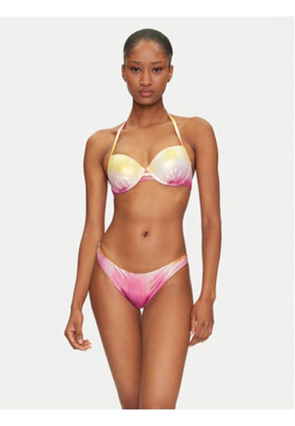 Chantelle Góra od bikini Pulp Metallic C22KN9 Kolorowy. Materiał: syntetyk. Wzór: kolorowy