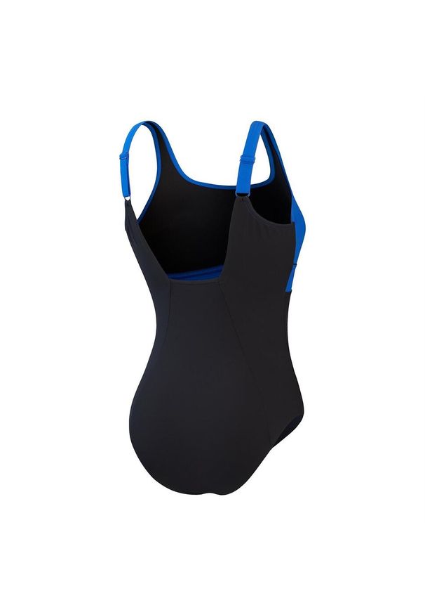 Damski kostium kąpielowy 1-częściowy Speedo Eco Contoureclipse. Kolor: czarny. Wzór: kolorowy