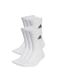 Adidas - Cushioned Sportswear Crew Socks 6 Pairs. Kolor: wielokolorowy, czarny, biały. Materiał: materiał