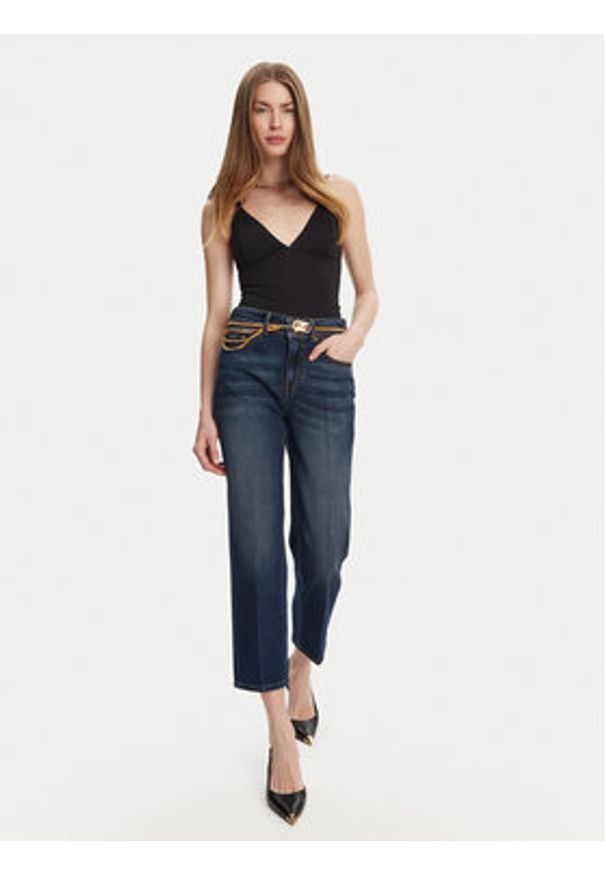Versace Jeans Couture Jeansy 78HAB5T0 DW009VF1 Granatowy Regular Fit. Kolor: niebieski
