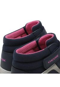 Geox Sneakersy J Gisli Girl J364NC 05410 C4002 S Granatowy. Kolor: niebieski