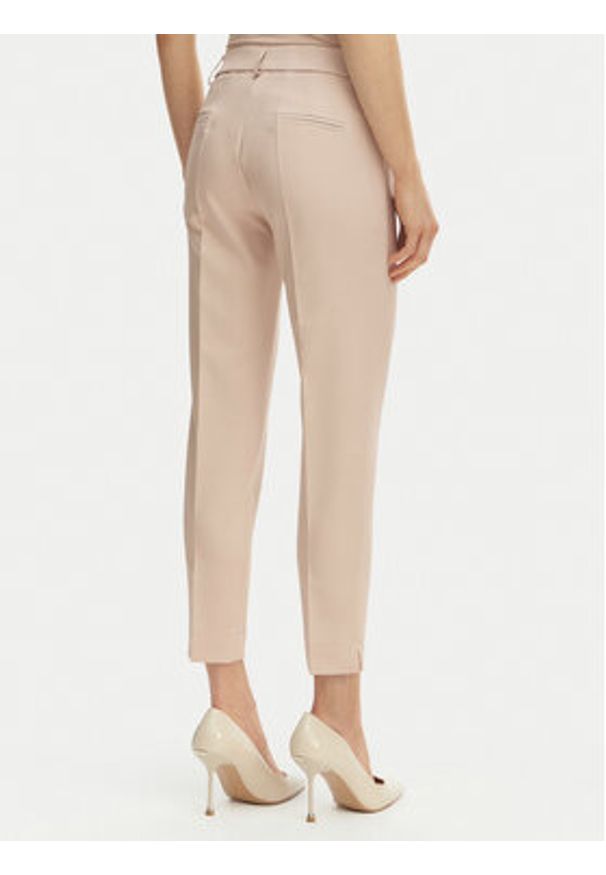 Maryley Spodnie materiałowe 26EB52Z/43LA Beżowy jasny Regular Fit. Kolor: beżowy. Materiał: syntetyk