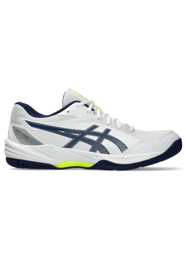 Buty halowe Asics Gel-Task 4. Kolor: niebieski, wielokolorowy, biały. Sport: siatkówka, piłka ręczna