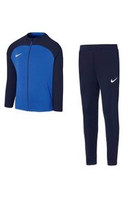 Dres treningowy chłopięcy Nike Academy. Kolor: niebieski, wielokolorowy, czarny. Materiał: dresówka #1