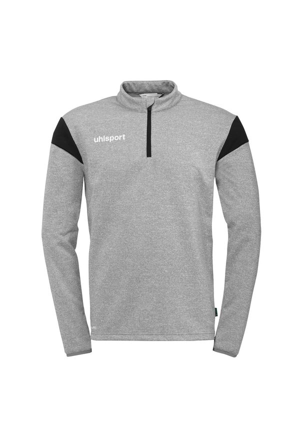 UHLSPORT - Bluza treningowa z zamkiem błyskawicznym 1/4 Uhlsport Squad 27. Typ kołnierza: kołnierzyk stójkowy. Kolor: czarny, szary, wielokolorowy. Wzór: kolorowy. Sport: piłka nożna
