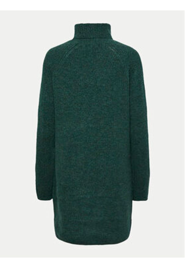 Pieces Sukienka dzianinowa Ellen 17119500 Zielony Regular Fit. Kolor: zielony. Materiał: syntetyk