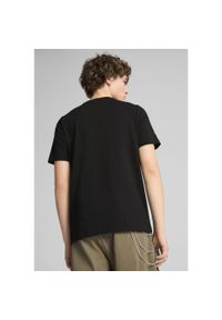 Puma - Męska koszulka F1® Essentials z logo PUMA Black. Kolor: czarny. Wzór: nadruk