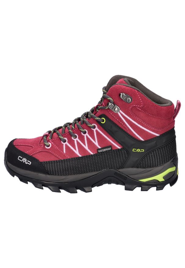 Buty trekkingowe damskie CMP Rigel Mid Wp. Kolor: czerwony. Styl: sportowy