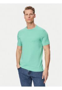 BOSS T-Shirt Thompson 01 50468347 Zielony Regular Fit. Kolor: zielony. Materiał: bawełna #1