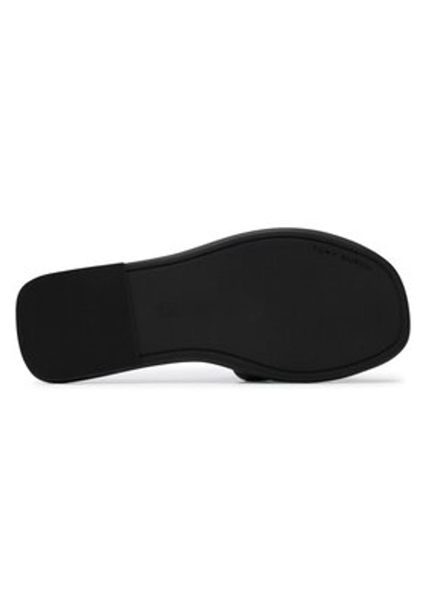 Tory Burch Klapki Doublet Sport Slide 79985 Czarny. Kolor: czarny. Materiał: skóra. Styl: sportowy