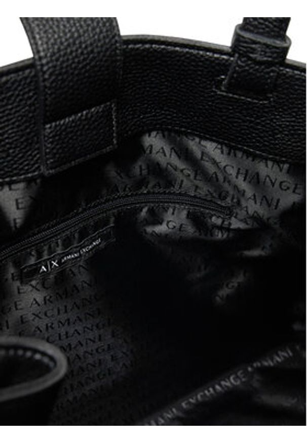 Armani Exchange Torebka XW000284 AF11902 UC001 Czarny. Kolor: czarny. Materiał: skórzane