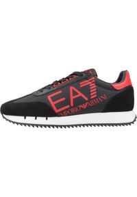 EA7 - Kapcie EMPORIO ARMANI 7X000541 AF18609 Czarny. Kolor: czarny. Materiał: syntetyk, skóra. Sport: turystyka piesza