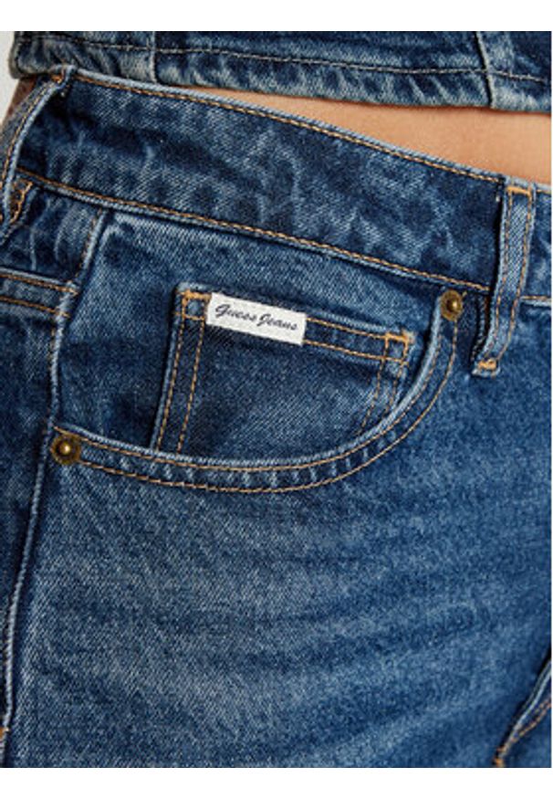 Guess Jeans Jeansy W5RA0D D5M44 Granatowy Regular Fit. Kolor: niebieski