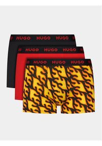 Hugo Komplet 3 par bokserek 50480170 Kolorowy. Materiał: bawełna. Wzór: kolorowy