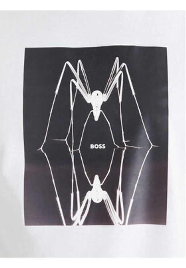 BOSS T-Shirt Creature 50561861 Biały Regular Fit. Kolor: biały. Materiał: bawełna