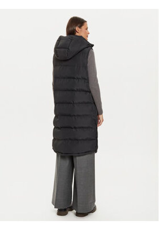Pepe Jeans Bezrękawnik Bibi PL402439 Czarny Regular Fit. Kolor: czarny. Materiał: syntetyk. Długość rękawa: bez rękawów