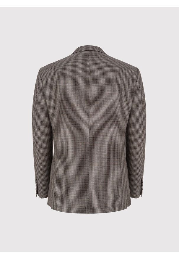 Pako Lorente - PAKO LORENTE – Wełniana marynarka w drobną kratę. Materiał: wełna