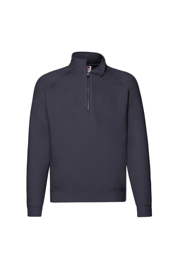 FRUIT OF THE LOOM - Bluza Męska Premium Z Zamkiem Błyskawicznym. Kolor: niebieski