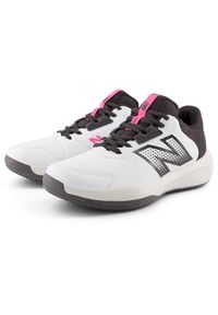 Buty damskie New Balance W696258 – białe. Kolor: biały. Materiał: materiał, syntetyk, guma. Szerokość cholewki: normalna. Sport: tenis, fitness #3