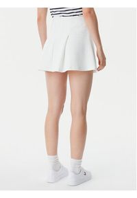 Tommy Jeans Spódnica mini Badge DW0DW20268 Écru Regular Fit. Kolor: kremowy. Materiał: syntetyk, bawełna #2