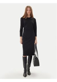 Calvin Klein Sukienka koktajlowa LV044D062G Czarny Slim Fit. Kolor: czarny. Materiał: syntetyk. Styl: wizytowy #7