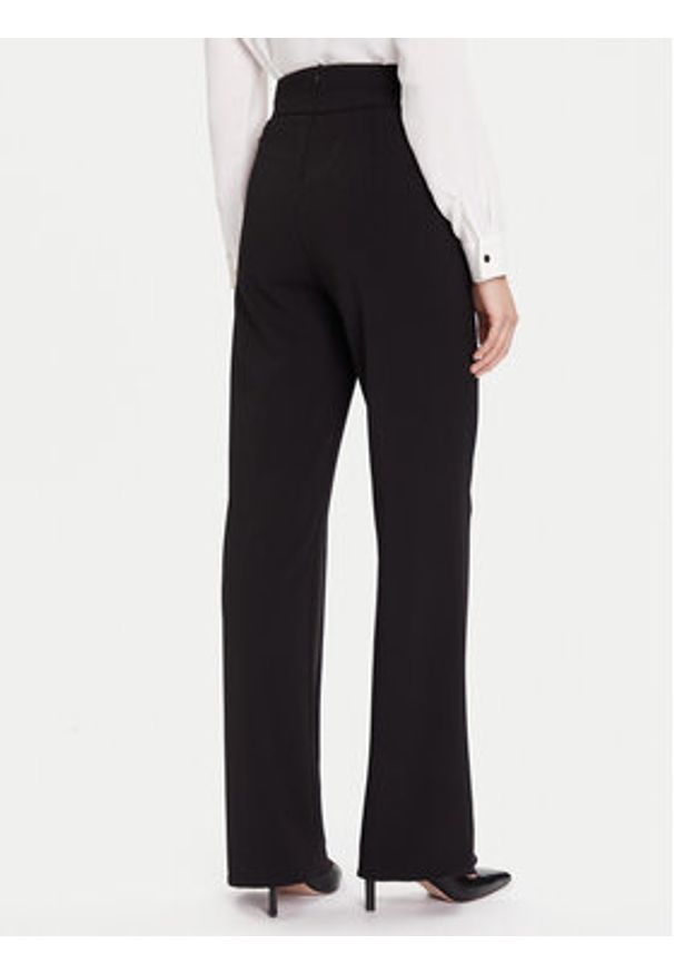 Rinascimento Spodnie materiałowe CFC0126219003 Czarny Regular Fit. Kolor: czarny. Materiał: syntetyk