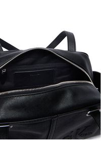 Calvin Klein Torebka Pockets Monologo Shoulder Bag LV04F3688G Czarny. Kolor: czarny. Materiał: skórzane #5