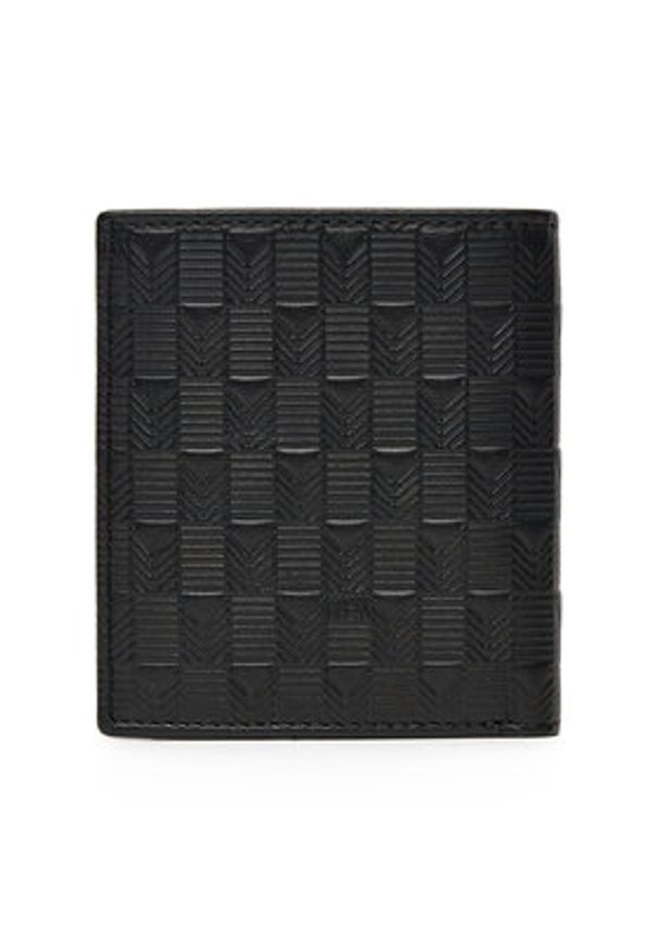 Guess Duży Portfel Męski SMMADL LEA22 Czarny. Kolor: czarny. Materiał: skóra