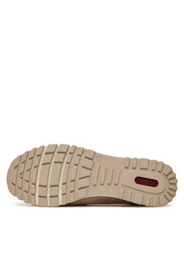 Rieker Półbuty N7460-31 Różowy. Kolor: różowy. Materiał: materiał