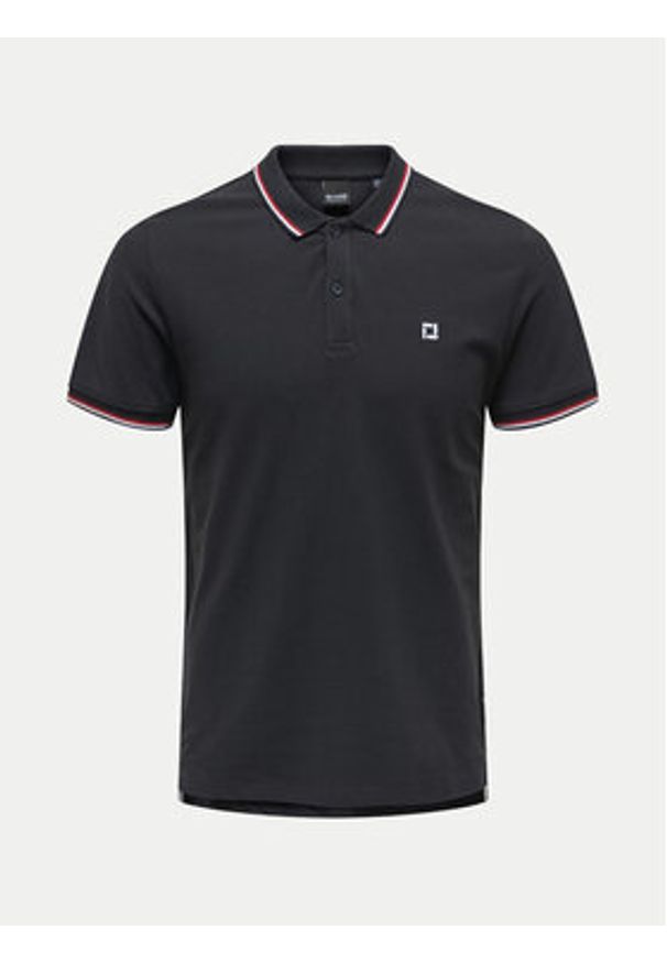 Only & Sons Polo Fletcher 22024827 Granatowy Regular Fit. Typ kołnierza: polo. Kolor: niebieski. Materiał: bawełna