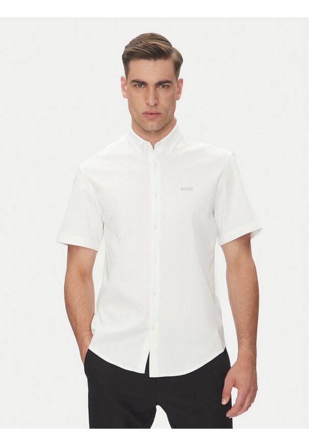 BOSS Koszula B_MOTION_S 50533149 Biały Regular Fit. Kolor: biały. Materiał: bawełna
