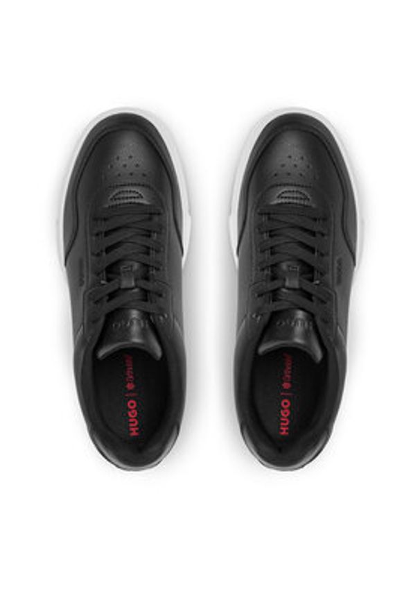 Hugo - HUGO Sneakersy Yarrow 50548507 Czarny. Kolor: czarny. Materiał: skóra