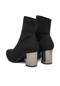 Jenny - JENNY Botki CEO-R25AW0416 Czarny. Kolor: czarny. Materiał: materiał #4