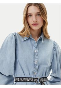 Karl Lagerfeld Jeans Sukienka jeansowa A2W13022 Niebieski Regular Fit. Kolor: niebieski. Materiał: bawełna #2