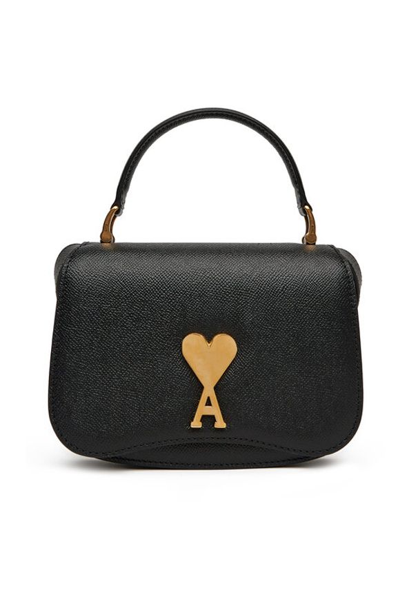AMI PARIS Torebka ULL007.AL0036 Czarny. Kolor: czarny. Materiał: skórzane. Styl: street