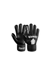Rękawice bramkarskie dla dzieci Reusch Legacy Arrow Solid piłkarskie treningowe. Kolor: czarny. Sport: piłka nożna