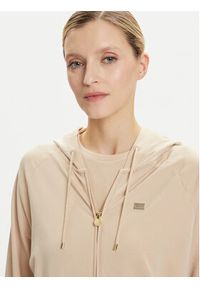 EA7 Emporio Armani Bluza 7W000458 AF13135 U1046 Beżowy Regular Fit. Kolor: beżowy. Materiał: bawełna #4