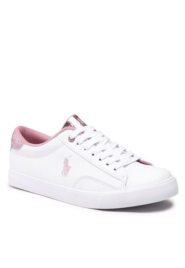 Polo Ralph Lauren Tenisówki Theron V RF104103 Biały. Kolor: biały. Materiał: skóra