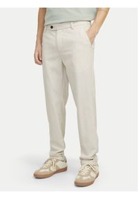 Jack & Jones Chinosy Marco 12193553 Beżowy Slim Fit. Kolor: beżowy. Materiał: syntetyk #1