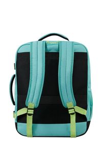AMERICAN TOURISTER - Plecak kabinowy American Tourister Take2cabin S/M - dusty turquoise/lime. Kolor: zielony