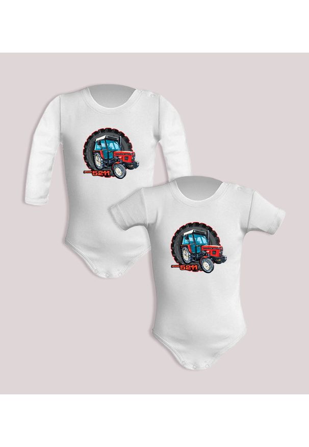 nikiniki - Zetor 5211 — body (Rozmiar: 6M; Długość rękawa: długi; Rodzaj nadruku: Zetor 5211). Materiał: bawełna. Wzór: nadruk