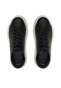 DKNY Sneakersy Larissa K4403232 Czarny. Kolor: czarny. Materiał: skóra #3