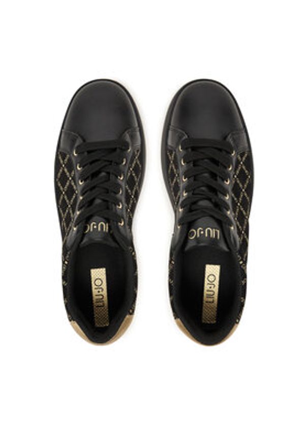 Liu Jo Sneakersy Pretty 06 BF5041 PX550 Czarny. Kolor: czarny. Materiał: skóra