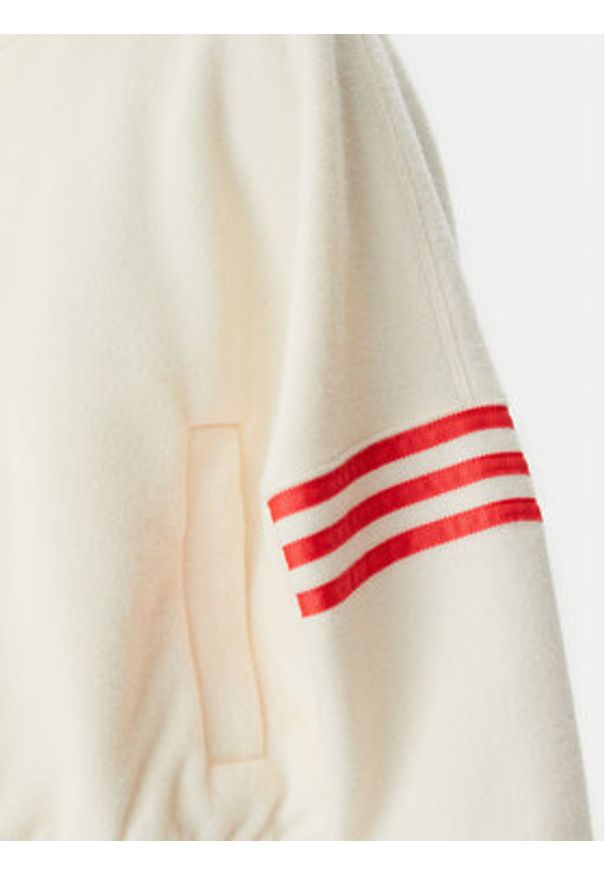 Adidas - adidas Bluza Neuclassics JI8523 Beżowy Loose Fit. Kolor: beżowy. Materiał: bawełna