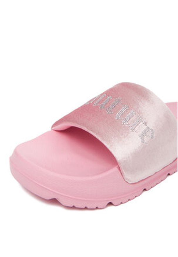 Juicy Couture Klapki PJC5 Różowy. Kolor: różowy. Materiał: materiał