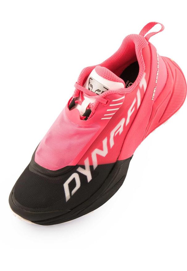 Buty do biegania damskie Dynafit Ultra 100 W. Zapięcie: sznurówki. Kolor: wielokolorowy, czarny, czerwony, biały, różowy. Materiał: syntetyk, materiał. Szerokość cholewki: normalna