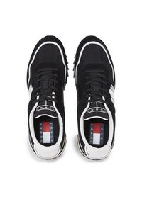 Tommy Jeans Sneakersy Tjm Runner Mix Material EM0EM01266 Czarny. Kolor: czarny. Materiał: zamsz, skóra #5