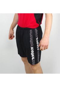 KARAKAL - Spodnie sportowe męskie Karakal Pro Tour. Kolor: czarny. Materiał: materiał, syntetyk. Długość: krótkie